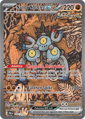 Pokémon TCG Sandy Shocks ex – PRE 159/131 Special Illustration Rare Holo – EN