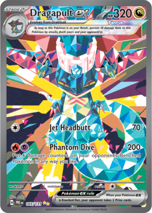 Pokémon TCG Dragapult ex – PRE 165/131 Special Illustration Rare Holo – EN