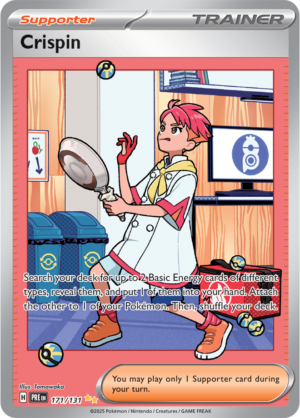 Pokémon TCG Crispin – PRE 171/131 Special Illustration Rare Holo – EN