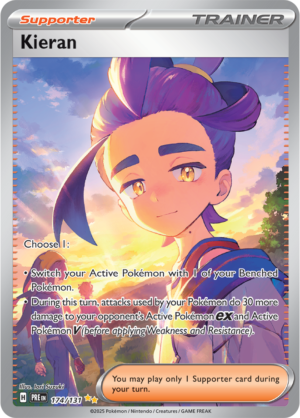 Pokémon TCG Kieran – PRE 174/131 Special Illustration Rare Holo – EN