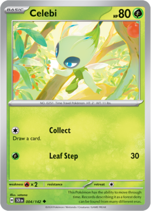 Pokémon TCG Celebi – SCR 004/142 Uncommon Regular – EN