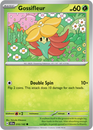 Pokémon TCG Gossifleur – SCR 010/142 Common Regular – EN