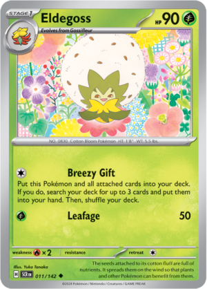 Pokémon TCG Eldegoss – SCR 011/142 Uncommon Regular – EN