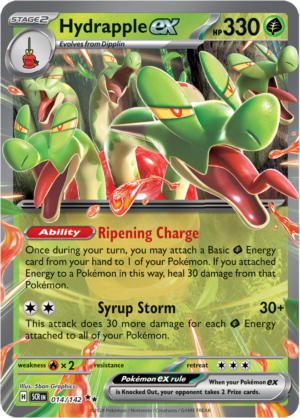Pokémon TCG Hydrapple ex – SCR 014/142 Double Rare Holo – EN