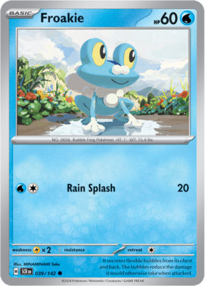 Pokémon TCG Froakie – SCR 039/142 Common Regular – EN