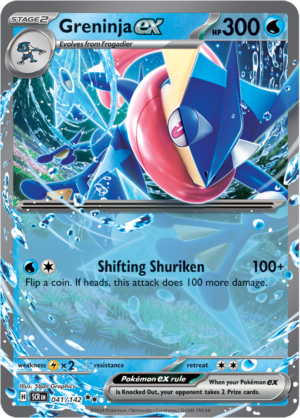 Pokémon TCG Greninja ex – SCR 041/142 Double Rare Holo – EN