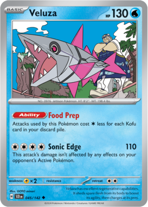 Pokémon TCG Veluza – SCR 045/142 Uncommon Regular – EN