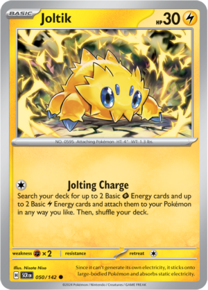 Pokémon TCG Joltik – SCR 050/142 Common Reverse Holofoil – EN