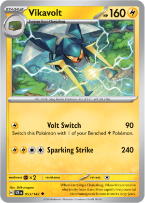 Pokémon TCG Vikavolt – SCR 053/142 Uncommon Regular – EN