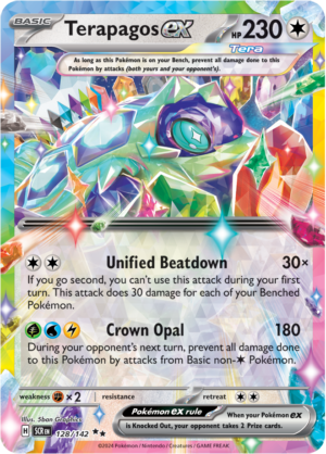 Pokémon TCG Terapagos ex – SCR 128/142 Double Rare Holo – EN