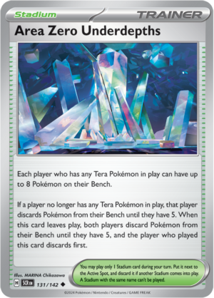 Pokémon TCG Area Zero Underdepths – SCR 131/142 Uncommon Reverse Holofoil – EN