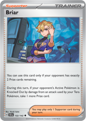 Pokémon TCG Briar – SCR 132/142 Uncommon Reverse Holofoil – EN