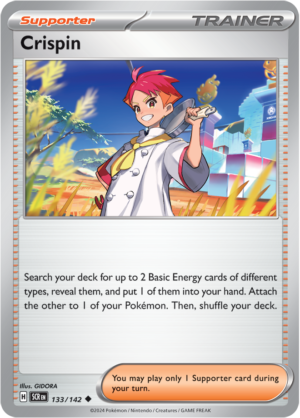 Pokémon TCG Crispin – SCR 133/142 Uncommon Reverse Holofoil – EN