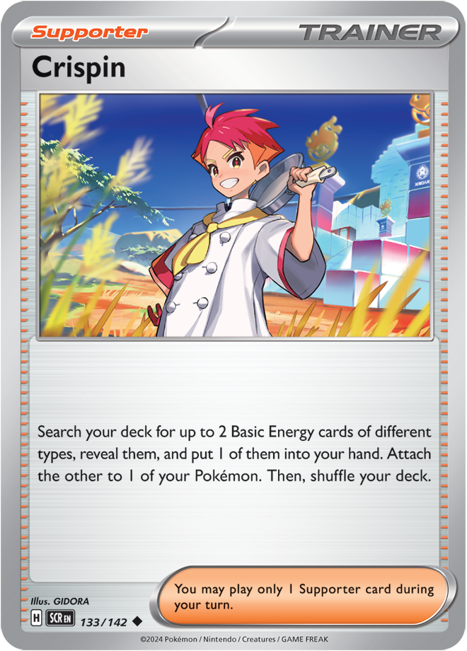 Pokémon TCG Crispin – SCR 133/142 Uncommon Regular – EN