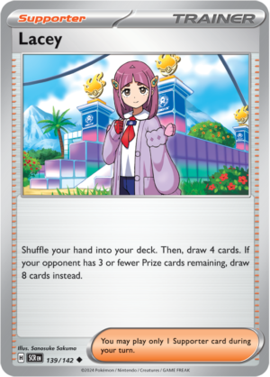 Pokémon TCG Lacey – SCR 139/142 Uncommon Reverse Holofoil – EN