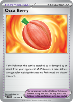 Pokémon TCG Occa Berry – SCR 140/142 Uncommon Reverse Holofoil – EN
