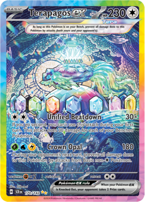 Pokémon TCG Terapagos ex – SCR 170/142 Special Illustration Rare Holo – EN