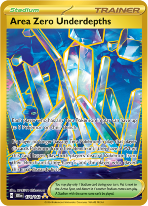 Pokémon TCG Area Zero Underdepths – SCR 174/142 Hyper Rare Holo – EN