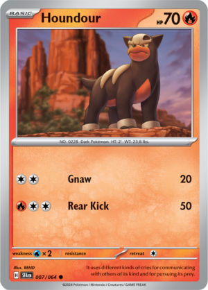 Pokémon TCG Houndour – SFA 007/064 Common Reverse Holofoil – EN
