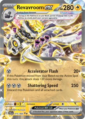 Pokémon TCG Revavroom ex – SFA 015/064 Double Rare Holo – EN