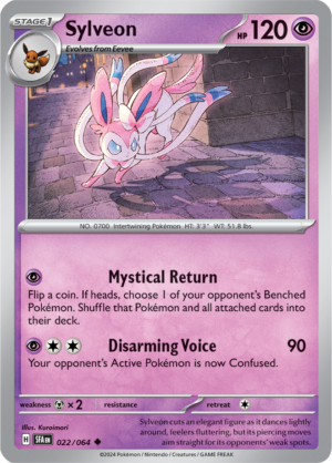 Pokémon TCG Sylveon – SFA 022/064 Uncommon Reverse Holofoil – EN