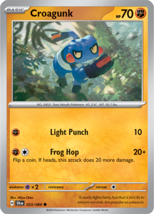Pokémon TCG Croagunk – SFA 023/064 Common Regular – EN
