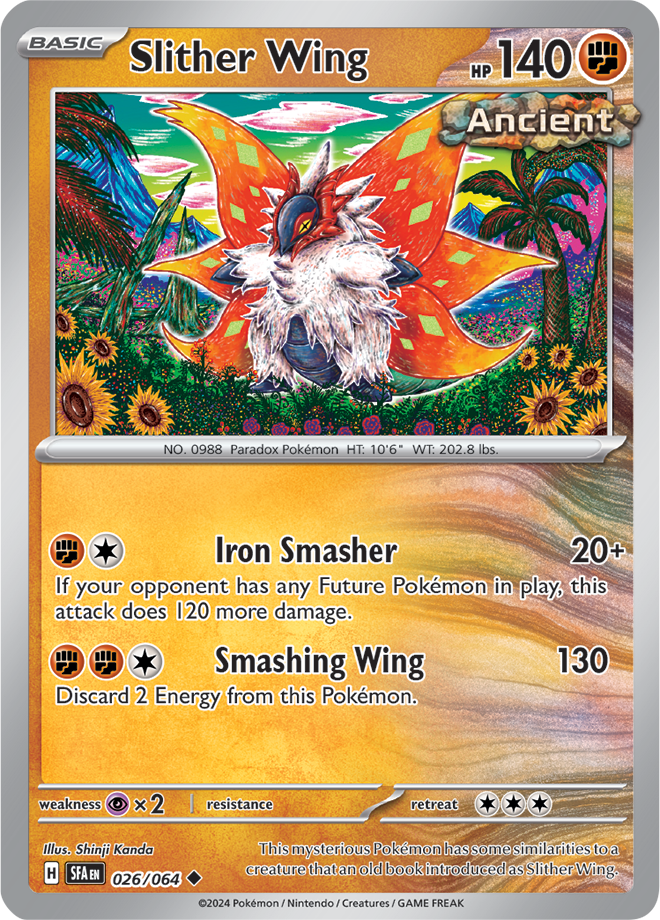 Pokémon TCG Slither Wing – SFA 026/064 Uncommon Regular – EN