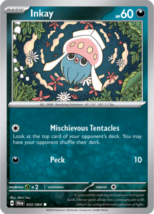 Pokémon TCG Inkay – SFA 033/064 Common Regular – EN