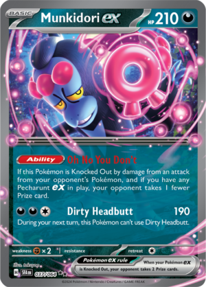 Pokémon TCG Munkidori ex – SFA 037/064 Double Rare Holo – EN