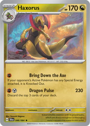 Pokémon TCG Haxorus – SFA 046/064 Rare Reverse Holofoil – EN