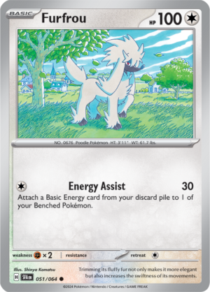Pokémon TCG Furfrou – SFA 051/064 Common Reverse Holofoil – EN