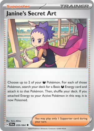 Pokémon TCG Janine's Secret Art – SFA 059/064 Uncommon Reverse Holofoil – EN
