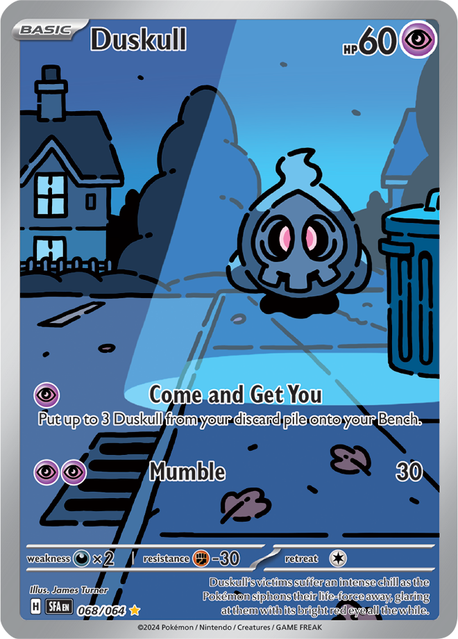 Pokémon TCG Duskull – SFA 068/064 Illustration Rare Holo – EN