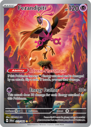 Pokémon TCG Fezandipiti – SFA 073/064 Illustration Rare Holo – EN