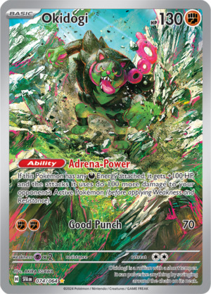 Pokémon TCG Okidogi – SFA 074/064 Illustration Rare Holo – EN