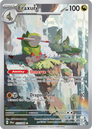 Pokémon TCG Fraxure – SFA 077/064 Illustration Rare Holo – EN
