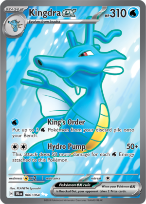 Pokémon TCG Kingdra ex – SFA 080/064 Ultra Rare Holo – EN