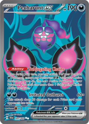 Pokémon TCG Pecharunt ex – SFA 085/064 Ultra Rare Holo – EN