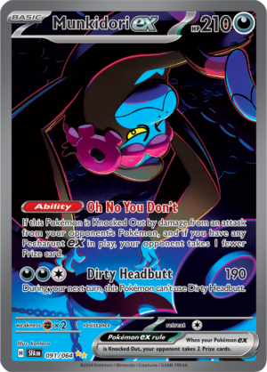 Pokémon TCG Munkidori ex – SFA 091/064 Special Illustration Rare Holo – EN