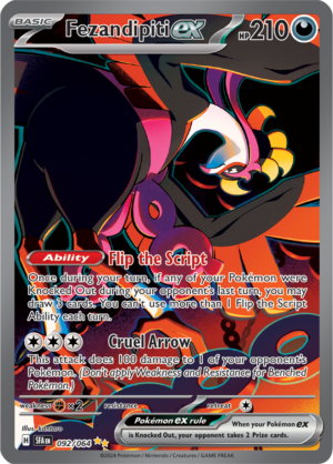 Pokémon TCG Fezandipiti ex – SFA 092/064 Special Illustration Rare Holo – EN