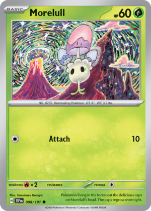 Pokémon TCG Morelull – SSP 008/191 Common Regular – EN