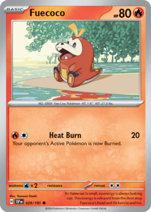 Pokémon TCG Fuecoco – SSP 029/191 Common Regular – EN