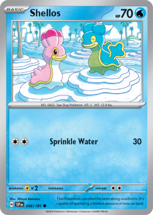 Pokémon TCG Shellos – SSP 046/191 Common Regular – EN