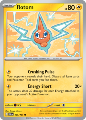Pokémon TCG Rotom – SSP 061/191 Common Reverse Holofoil – EN