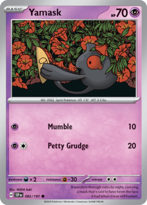 Pokémon TCG Yamask – SSP 082/191 Common Reverse Holofoil – EN