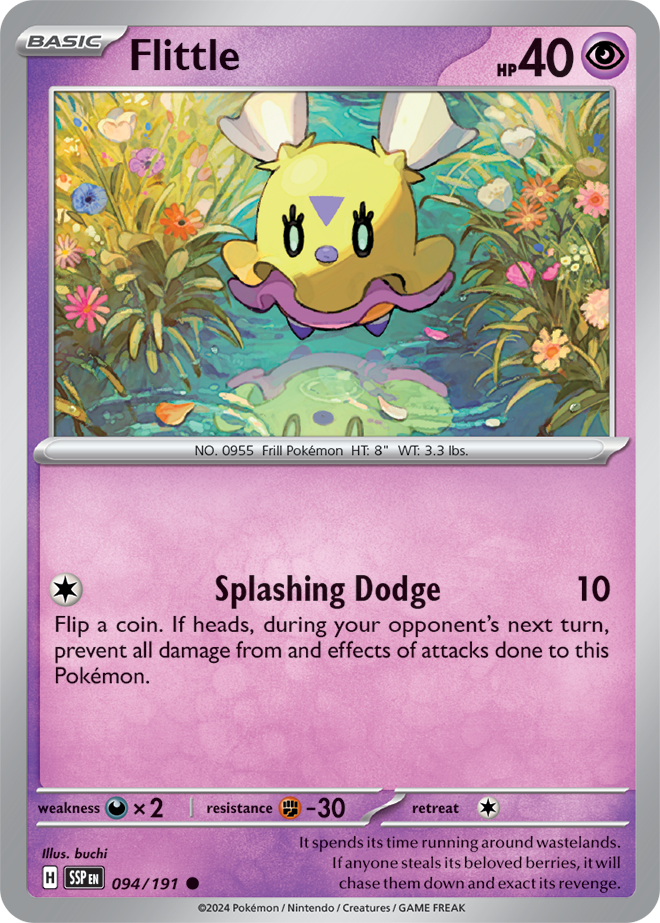 Pokémon TCG Flittle – SSP 094/191 Common Regular – EN