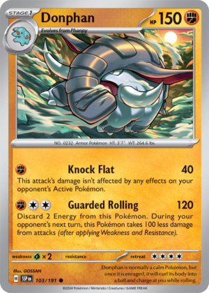 Pokémon TCG Donphan – SSP 103/191 Common Reverse Holofoil – EN