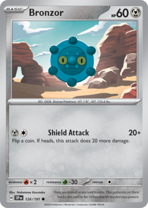 Pokémon TCG Bronzor – SSP 126/191 Common Reverse Holofoil – EN