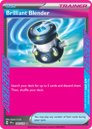 Pokémon TCG Brilliant Blender – SSP 164/191 ACE SPEC Rare Holo – EN