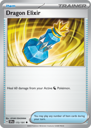 Pokémon TCG Dragon Elixir – SSP 172/191 Uncommon Reverse Holofoil – EN
